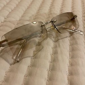 ASOS 90’s Silver Frameless Sunglasses